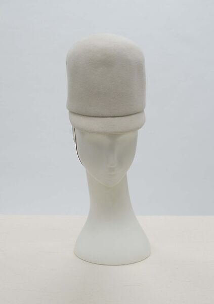 Hat, House of Balenciaga (French, founded 1937), wool, silk, French 