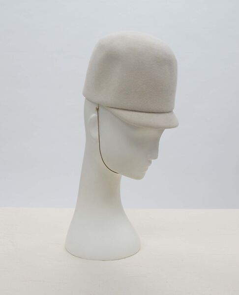 Hat, House of Balenciaga (French, founded 1937), wool, silk, French