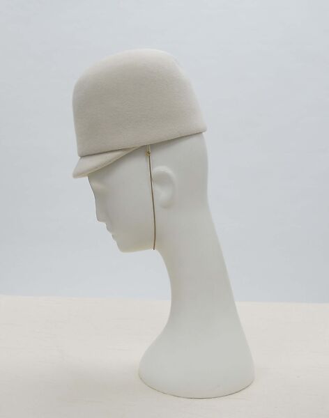 Hat, House of Balenciaga (French, founded 1937), wool, silk, French
