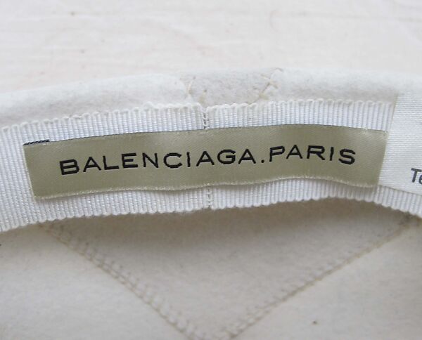 Hat, House of Balenciaga (French, founded 1937), wool, silk, French