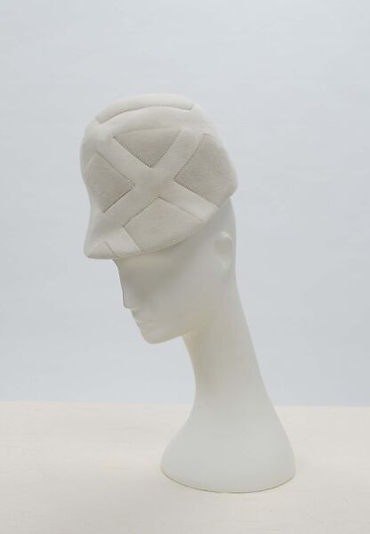 Hat, House of Balenciaga (French, founded 1937), wool, silk, French