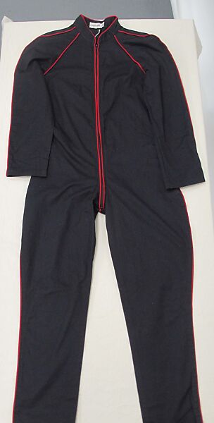 Jumpsuit, Ronald Kolodzie (American), cotton blend, American 