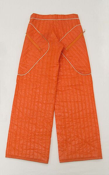 Trousers, Ronald Kolodzie (American), synthetic, metal, American