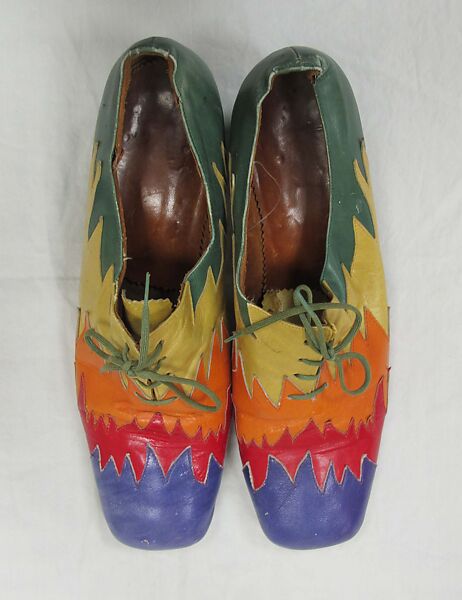 Shoes, Ronald Kolodzie (American), leather, American