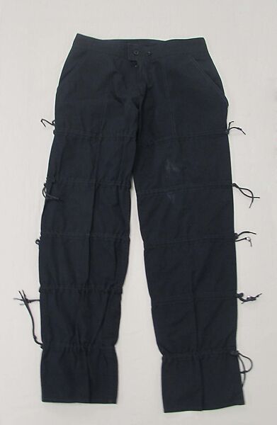 Trousers, Ronald Kolodzie (American), cotton, American 