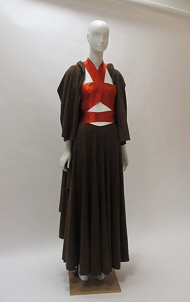 Ensemble, Madame Grès (Germaine Émilie Krebs) (French, Paris 1903–1993 Var region), silk, wool, French 