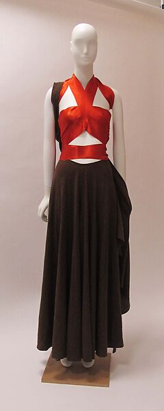 Ensemble, Madame Grès (Germaine Émilie Krebs) (French, Paris 1903–1993 Var region), silk, wool, French