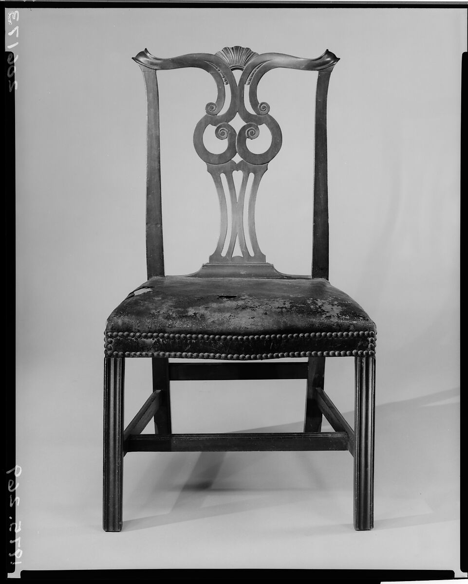 Side Chair, Mahogany, maple, American