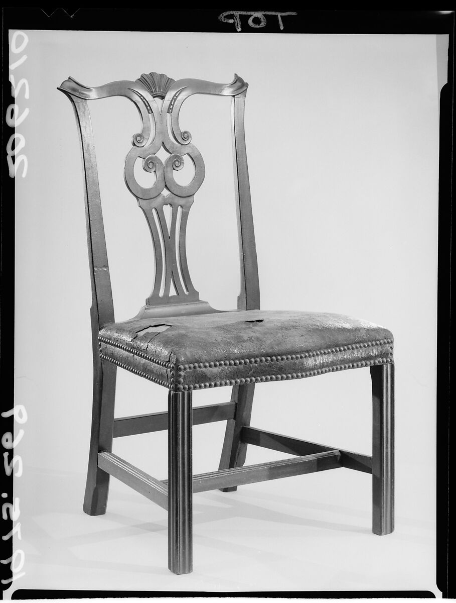 Side Chair, Mahogany, maple, American