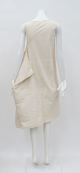 Dress, Comme des Garçons (Japanese, founded 1969), cotton, synthetic, Japanese