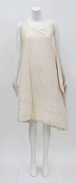 Dress, Comme des Garçons (Japanese, founded 1969), cotton, synthetic, Japanese 