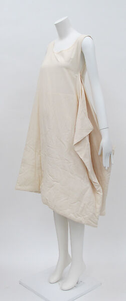 Dress, Comme des Garçons (Japanese, founded 1969), cotton, synthetic, Japanese