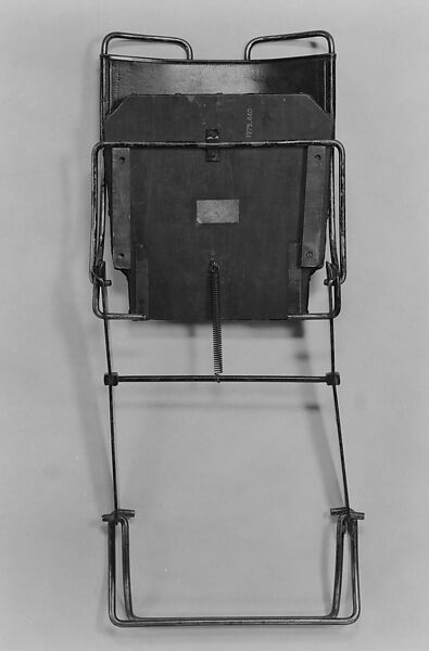 Side Chair, Iron, leather, American