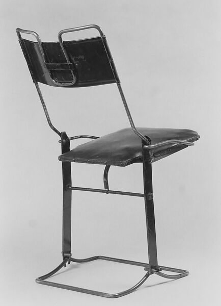 Side Chair, Iron, leather, American 