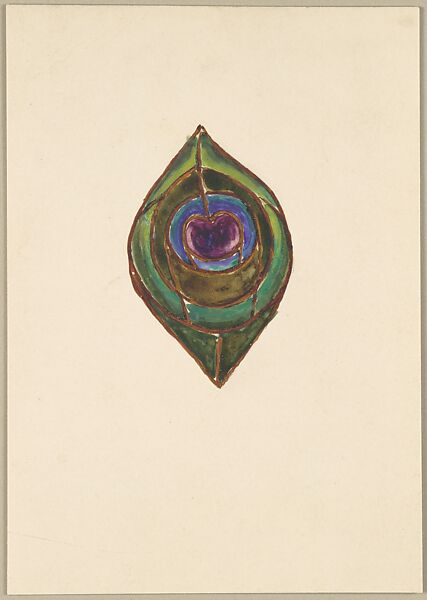 Designs for McCormick Windows Poster Print by Louis Comfort Tiffany  (American New York 1848 “1933 New York) (18 x 24) - Item # MET14423 -  Posterazzi