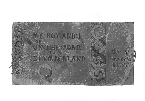 My Boy and I or On the Road To Slumberland, Louis C. Tiffany (American, New York 1848–1933 New York), Paper, tooled leather binding, and silk cords, American