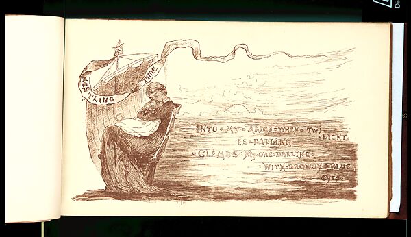 My Boy and I or On the Road To Slumberland, Louis C. Tiffany  American, Paper, tooled leather binding, and silk cords, American