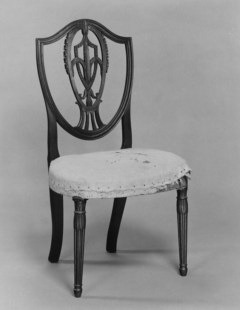 Side Chair, Mahogany, chestnut, poplar, American 