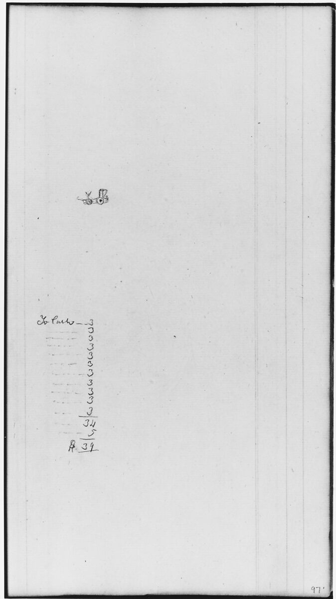 Carriage and Figures (from Sketchbook), John William Casilear (American, New York 1811–1893 Saratoga Springs, New York), Graphite, pen, ink, and watercolor on paper, American 