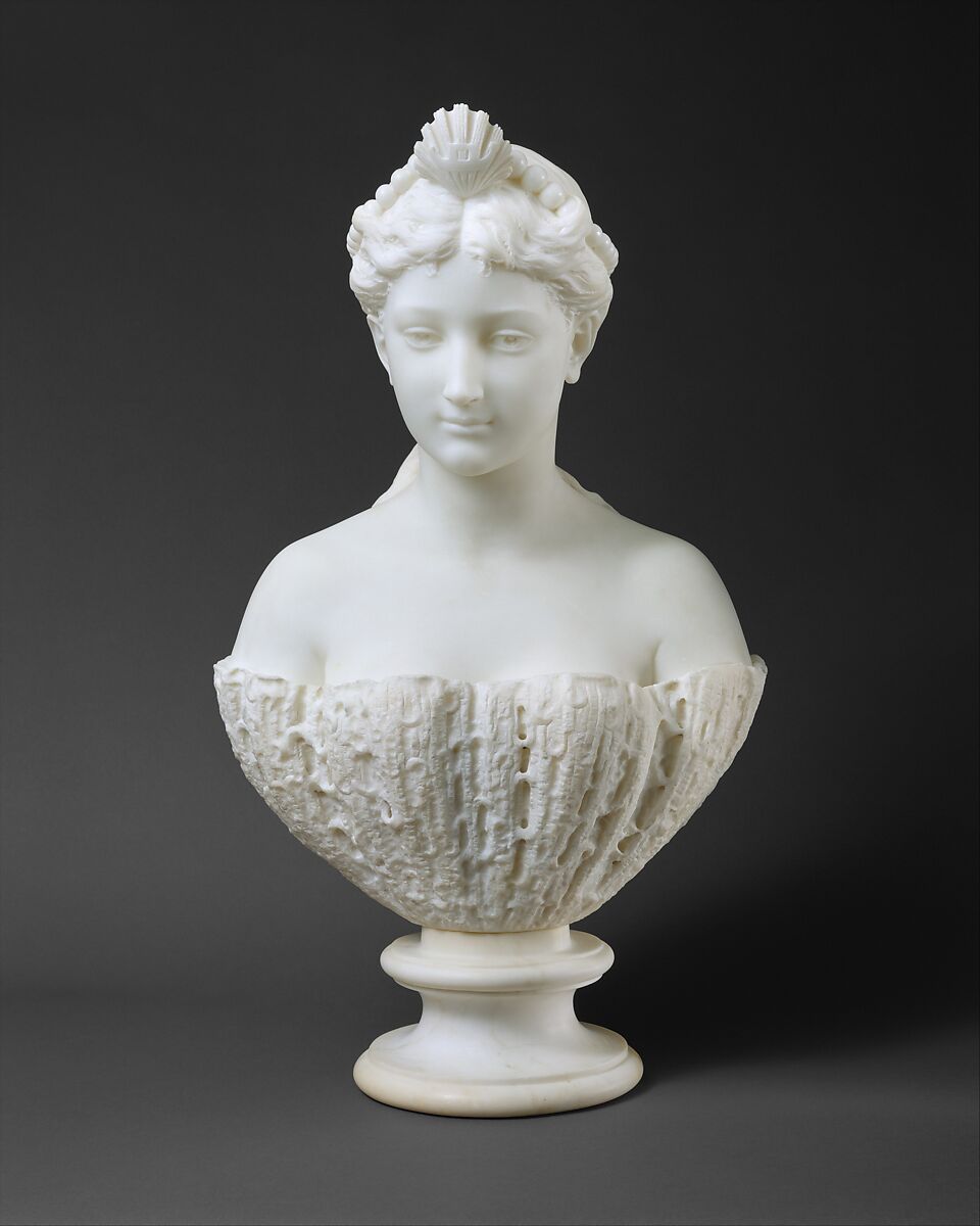 Venezia, Larkin Goldsmith Mead (1835–1910), Marble, American 