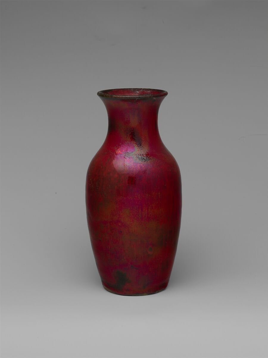 Vase, Manufactured by Chelsea Keramic Art Works (1872–1889), Glazed stoneware, American