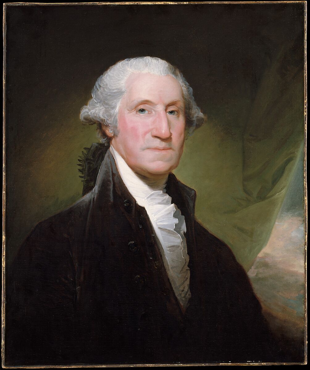 George Washington, Gilbert Stuart  American, Oil on canvas, American