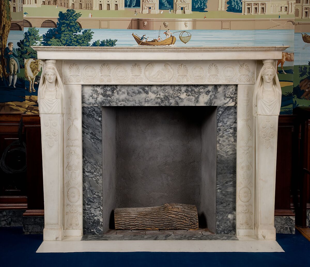 Mantel, Marble, Italian 