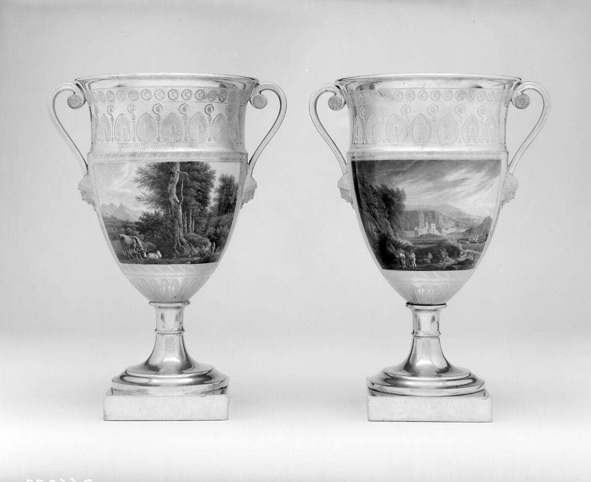 Vase, Manufactured by Marc Schoelcher (established 1798–1834), Porcelain, French