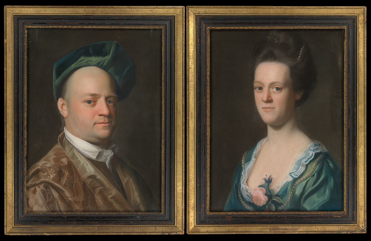 Elizabeth Green (Mrs. Ebenezer Storer II), John Singleton Copley (American, Boston, Massachusetts 1738–1815 London), Pastel on paper mounted on canvas, American