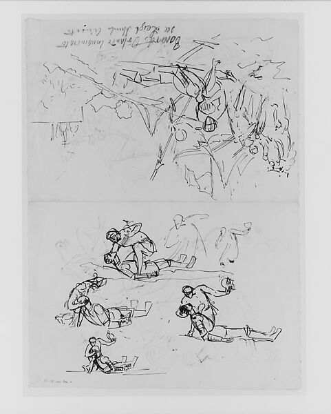 Orlando Inammorato, John Singer Sargent (American, Florence 1856–1925 London), Pen and ink on off-white wove paper, American 