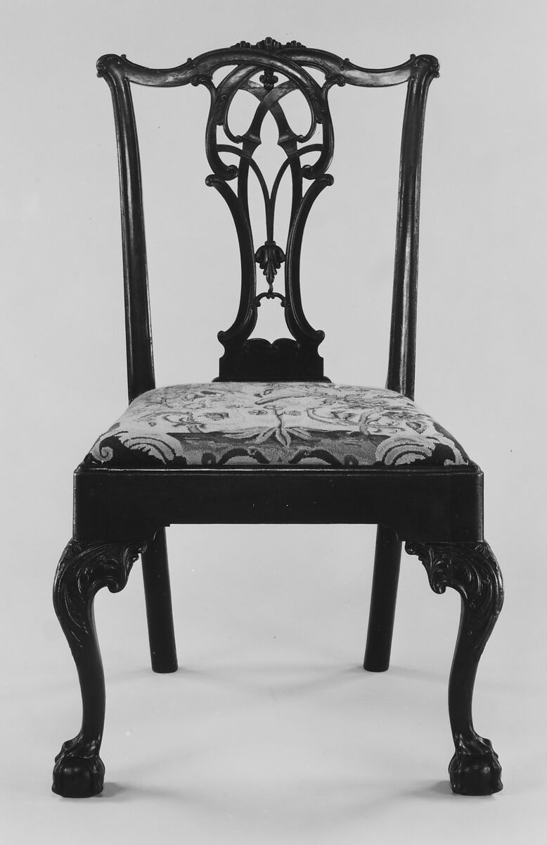 Side Chair, Attributed to Thomas Affleck (1740–1795), Mahogany, yellow poplar, yellow pine; upholstery (modern), American
