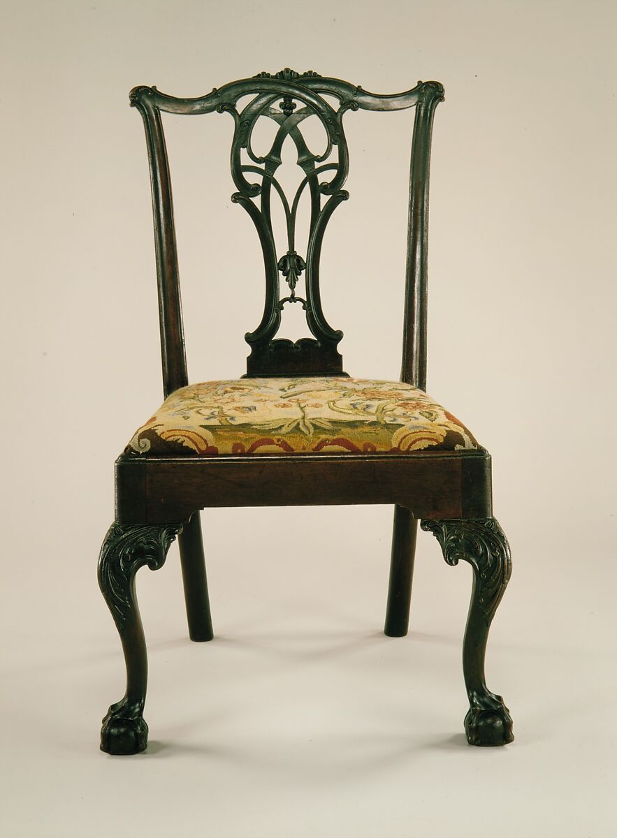 Side Chair, Attributed to Thomas Affleck (1740–1795), Mahogany, yellow poplar, yellow pine; upholstery (modern), American