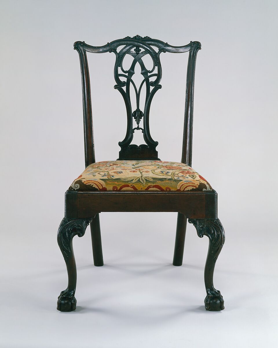 Side Chair, Attributed to Thomas Affleck (1740–1795), Mahogany, yellow poplar, yellow pine; upholstery (modern), American