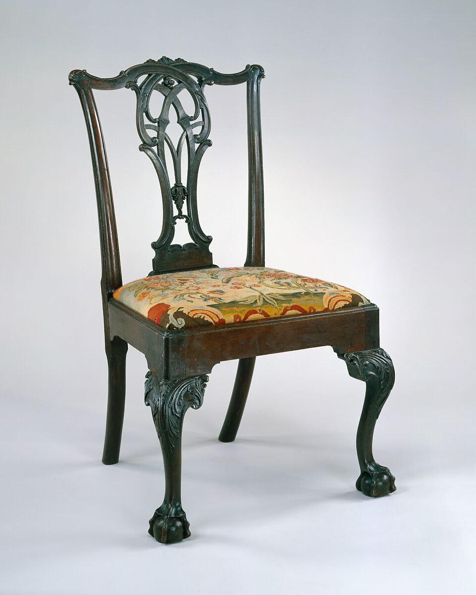 Side Chair, Attributed to Thomas Affleck (1740–1795), Mahogany, yellow poplar, yellow pine; upholstery (modern), American