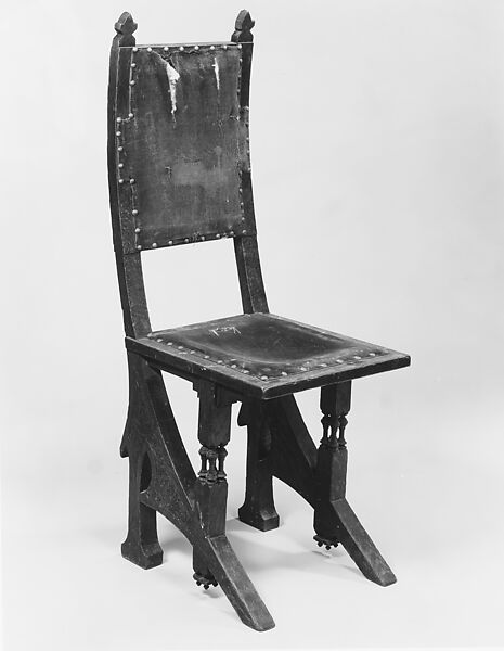Chair, Carlo Bugatti (Italian, Milan 1855–1940 Molsheim), Oak, American 