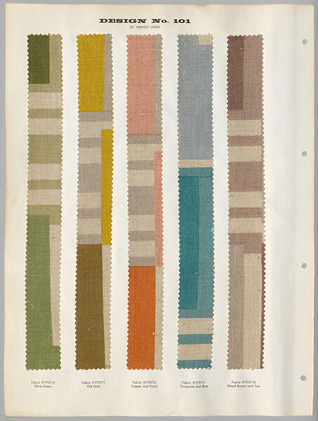 Schumacher's Taliesin Line of Decorative Fabrics and Wallpapers Designed by Frank Lloyd Wright, Frank Lloyd Wright (American, Richland Center, Wisconsin 1867–1959 Phoenix, Arizona), Book (a) together with a conforming masonite authorized dealer sign (b), American