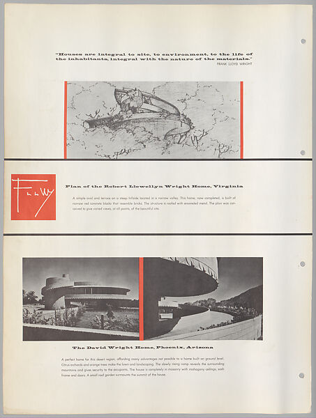 Schumacher's Taliesin Line of Decorative Fabrics and Wallpapers Designed by Frank Lloyd Wright, Frank Lloyd Wright (American, Richland Center, Wisconsin 1867–1959 Phoenix, Arizona), Book (a) together with a conforming masonite authorized dealer sign (b), American