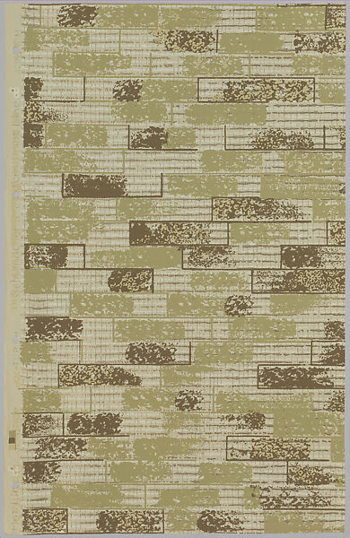Schumacher's Taliesin Line of Decorative Fabrics and Wallpapers Designed by Frank Lloyd Wright, Frank Lloyd Wright (American, Richland Center, Wisconsin 1867–1959 Phoenix, Arizona), Book (a) together with a conforming masonite authorized dealer sign (b), American