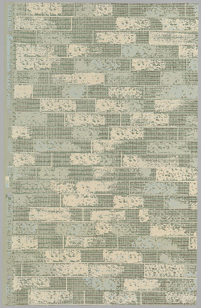 Schumacher's Taliesin Line of Decorative Fabrics and Wallpapers Designed by Frank Lloyd Wright, Frank Lloyd Wright (American, Richland Center, Wisconsin 1867–1959 Phoenix, Arizona), Book (a) together with a conforming masonite authorized dealer sign (b), American