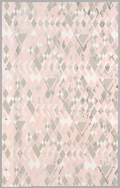 Schumacher's Taliesin Line of Decorative Fabrics and Wallpapers Designed by Frank Lloyd Wright, Frank Lloyd Wright (American, Richland Center, Wisconsin 1867–1959 Phoenix, Arizona), Book (a) together with a conforming masonite authorized dealer sign (b), American