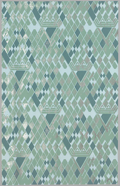 Schumacher's Taliesin Line of Decorative Fabrics and Wallpapers Designed by Frank Lloyd Wright, Frank Lloyd Wright (American, Richland Center, Wisconsin 1867–1959 Phoenix, Arizona), Book (a) together with a conforming masonite authorized dealer sign (b), American