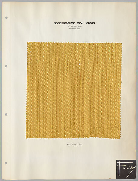 Schumacher's Taliesin Line of Decorative Fabrics and Wallpapers Designed by Frank Lloyd Wright, Frank Lloyd Wright (American, Richland Center, Wisconsin 1867–1959 Phoenix, Arizona), Book (a) together with a conforming masonite authorized dealer sign (b), American