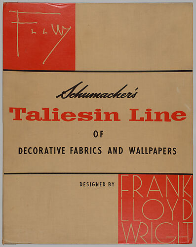 Schumacher's Taliesin Line of Decorative Fabrics and Wallpapers Designed by Frank Lloyd Wright