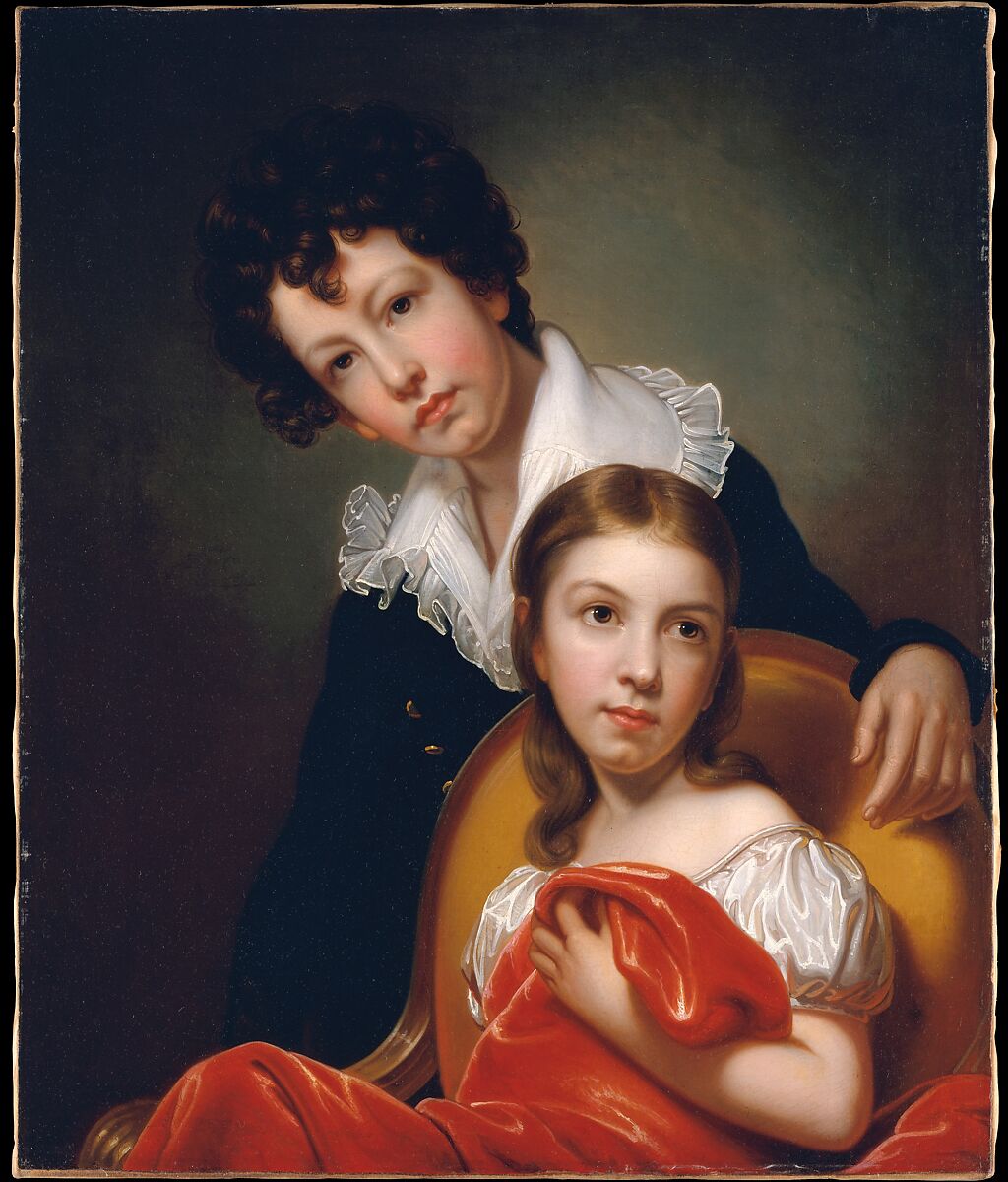 Michael Angelo and Emma Clara Peale, Rembrandt Peale (American, Bucks County, Pennsylvania 1778–1860 Philadelphia, Pennsylvania), Oil on canvas, American 