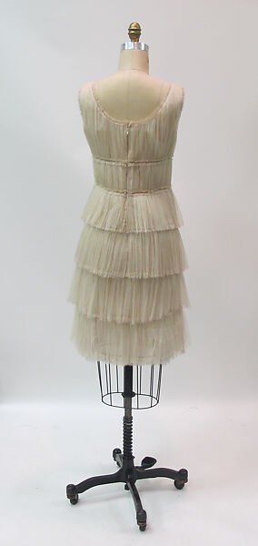 Ensemble, House of Chanel (French, founded 1910), wool, silk, metal, French