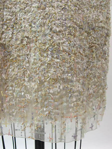 Ensemble, House of Chanel (French, founded 1910), wool, silk, metal, French