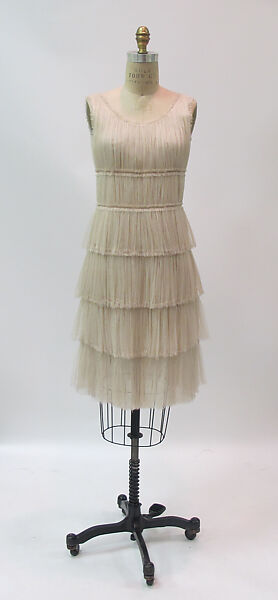 Ensemble, House of Chanel (French, founded 1910), wool, silk, metal, French