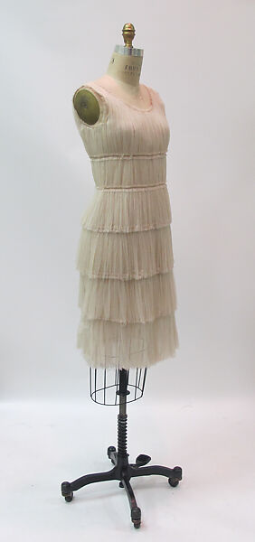 Ensemble, House of Chanel (French, founded 1910), wool, silk, metal, French