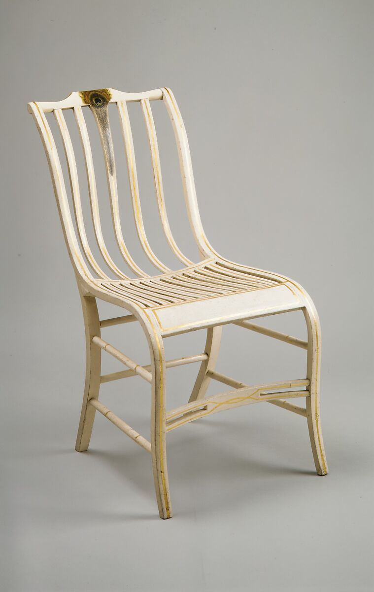Side Chair, Samuel Gragg (1772–1855), Ash or chestnut, American
