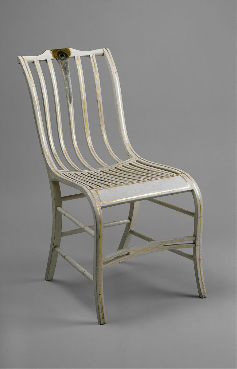 Side Chair, Samuel Gragg (1772–1855), Ash or chestnut, American 